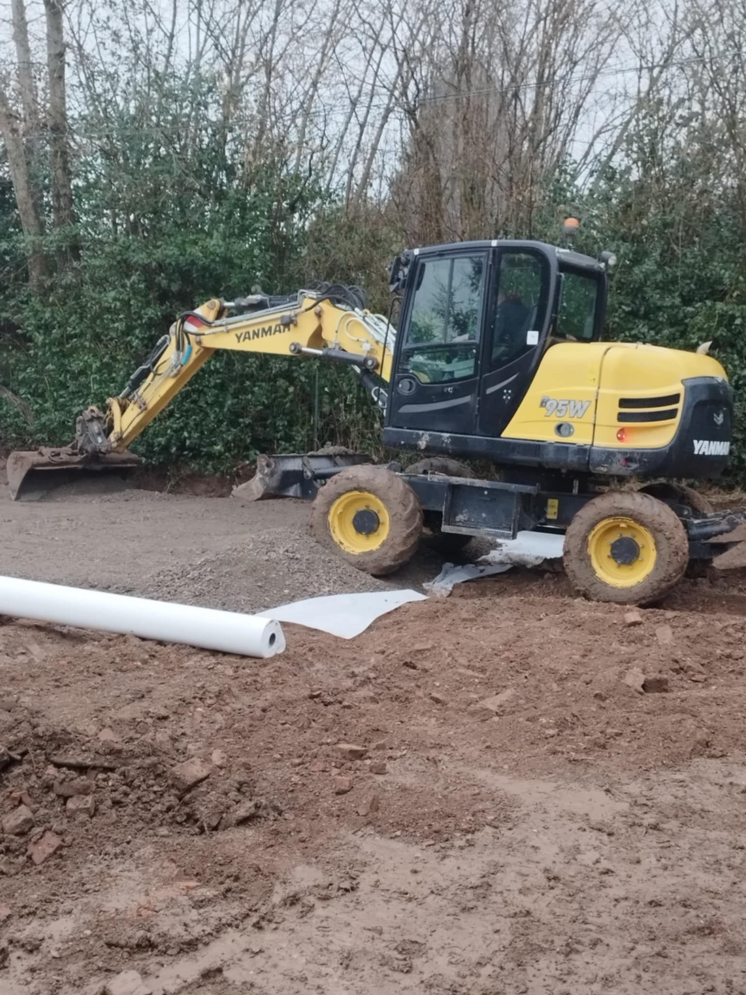 Chantier de terrassement à Amiens par SOMTRAVO